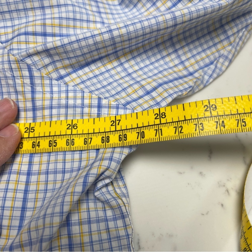 Ralph Lauren Men's Performance Stretch Big Fit Plaid Shirt Size 18.5 - Picture 7 of 8
